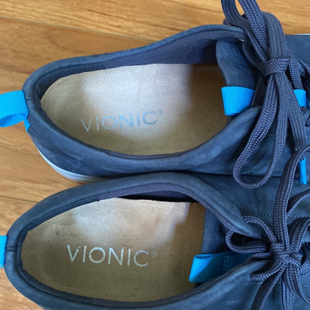 Womens Vionic Paisley Lace Up Sneaker Navy - Picture 4 of 6